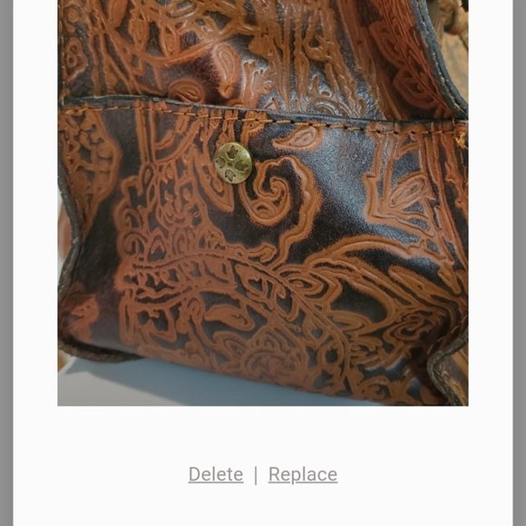 Authentic Patricia Nash Tooled Vienna Satchel - Picture 5 of 10